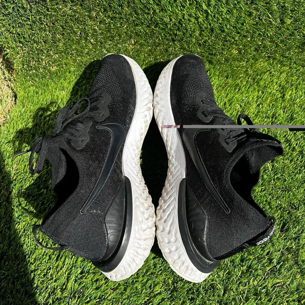 Nike Shoes Men Size 13 Epic React Flyknit Running Black BQ8928-002 Sneakers